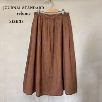 JOURNAL STANDARD relume 린넨 허리 개더 스커트