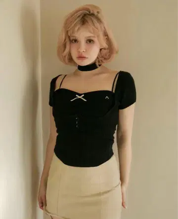 [미개봉 새상품] andmary Frida knit set Black