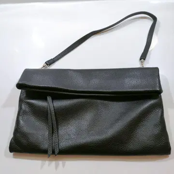 GIANNI CHIARINI 잔니 키아리니 블랙 가죽 클러치백