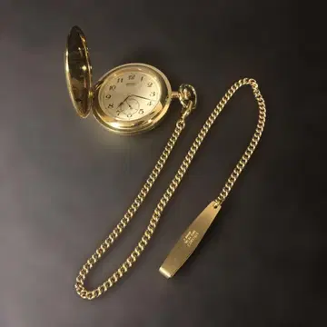 SEIKO 회중시계 골드 체인 포함