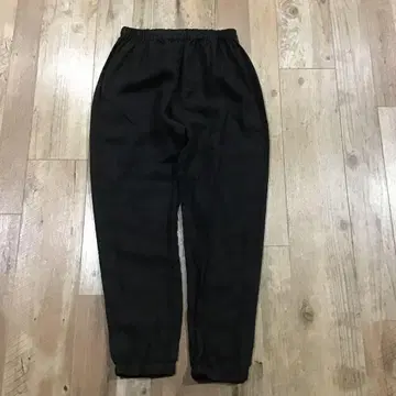 fog linen work 테이퍼드 팬츠 리투아니아산 린넨 100% 블랙