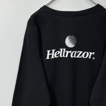 hellrazor 로고 롱T