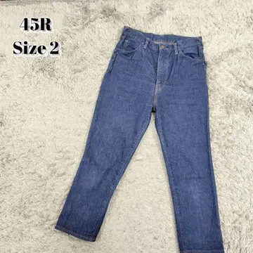45R 오코메 데님 아카네히메 매실 꽃 리벳 셀비지 일본제 청바지