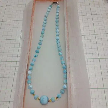 미사용 새상품 라리마 오팔 목걸이 약 45cm 백화점 구매
