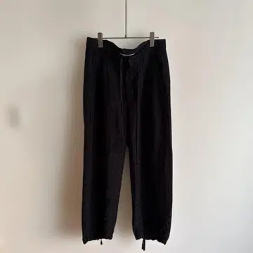 NICENESS 체크 무늬 블랙 치노 팬츠