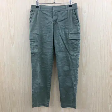 23구 면 린넨 카고 테이퍼드 팬츠 F0808A14