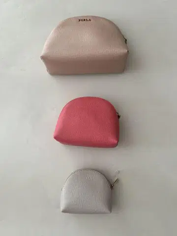 FURLA 파우치 3세트 핑크