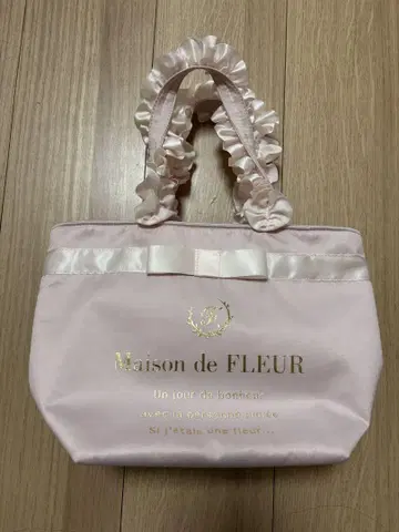 Maison de FLEUR 핑크 토트백