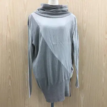 ROQUE 이탈리아제 오프 터틀 이소재 니트 F0808B19