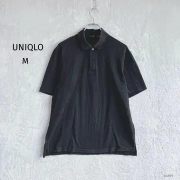유니클로 +J 콜라보 남성용 릴랙스핏 피케 셔츠 [M] 블랙