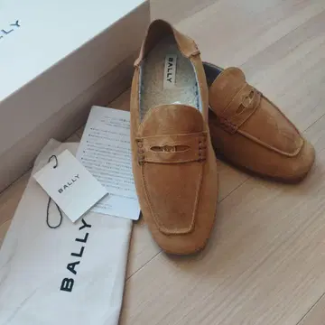 BALLY 스웨이드 브라운 로퍼