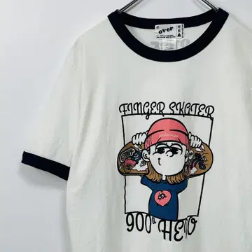 overprint 링거 T셔츠