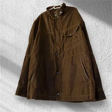 element of SIMPLE LIFE 브라운 가죽 자켓 L