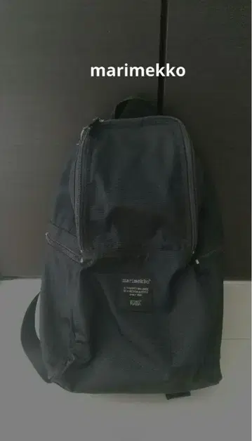 마리메꼬 메트로 백팩 블랙 나일론