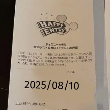 8/10 (일) 해피 엔트리 디즈니랜드
