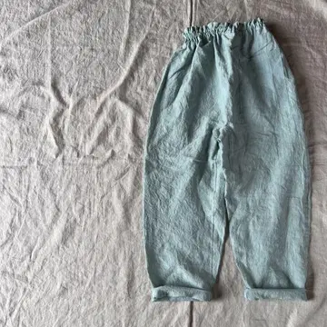 린넨 몸빼 민트 블루