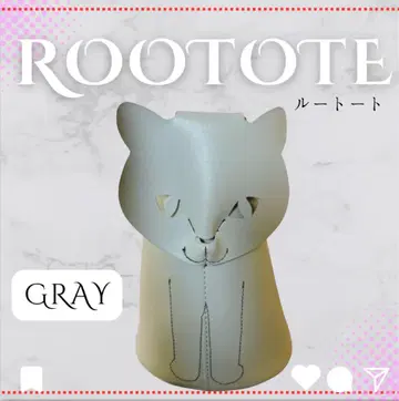[미사용] ROOTOTE 루트 토 고양이 캣 가죽 숄더 2way