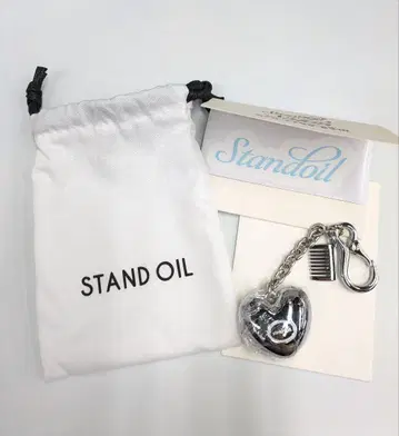 A45 스탠드 거울 미러 하트 키링 백참 새상품