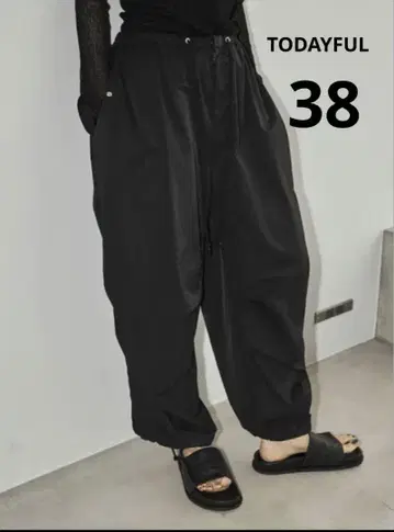todayful 투데이풀 보이프렌드 나일론 팬츠 38