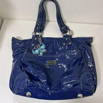 ANNA SUI 에나멜 백 블루