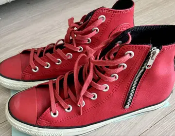 컨버스 CONVERSE 하이컷 26cm 레드 1CJ065 스니커즈