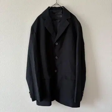 GUESSWHO 남성용 자켓 심플 무지 블랙