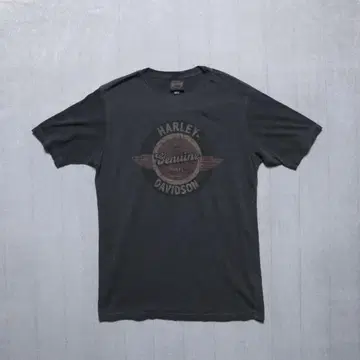 Harley-Davidson 2317 구제 티셔츠 S 흑먹색