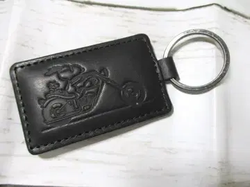 새상품 키링 스누피 천연 가죽 브랜드 남성용 [라이더] BK!