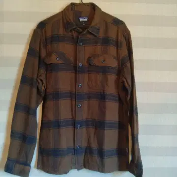 Patagonia 피요르드 플란넬 셔츠 브라운 S 사이즈