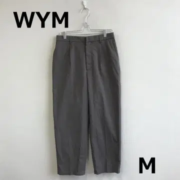 A0808B09 [ WYM ] 허리밴딩 원턱 팬츠