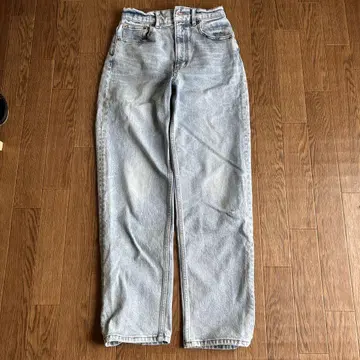 MOUSSY 라이트 블루 스트레이트 데님