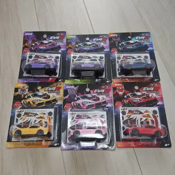 EVANGELION RACING 미니카 세트 6종