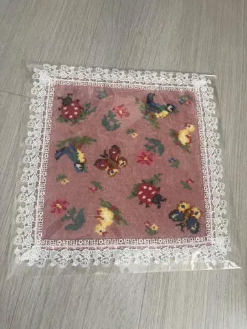 FEILER 근사와 레이스 콜라보 손수건 미사용 새상품