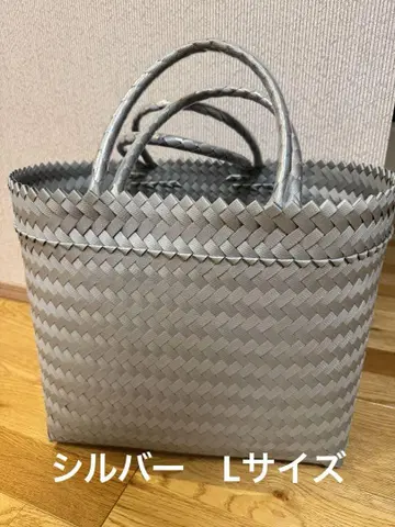 메케아리사 카고 가방 L 사이즈 실버