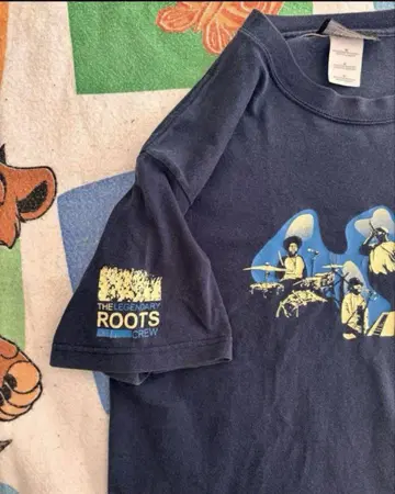 the roots okay player 빈티지 티셔츠 hiphop