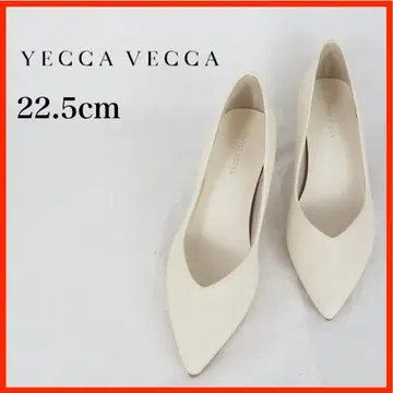 YECCA VECCA*새상품급*펌프스*22.5cm*아이보리*O4982