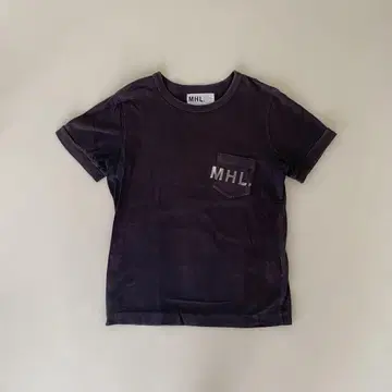 MHL. 네이비 포켓 티셔츠
