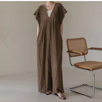 로리즈팜 요우류우 셔링 멜빵바지