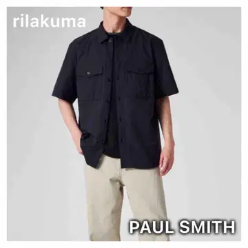 [새상품] PAUL SMITH 에어로 테크 워셔블 셔츠 블루종
