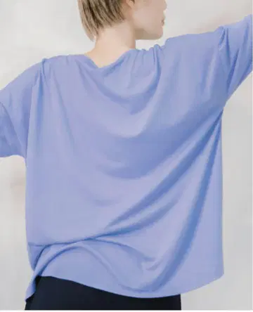 대나무 섬유 드롭 숄더 티셔츠
