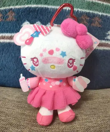 헬로키티 봉제 인형 키링