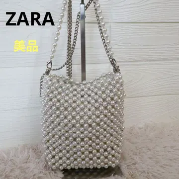 [새상품급] ZARA 펄 2way 숄더백 핸드백 키라키라