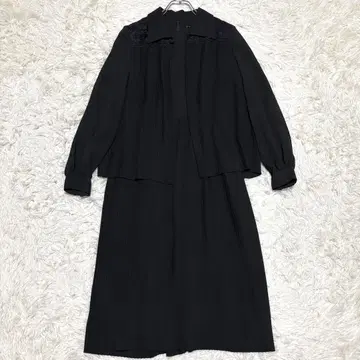 새상품급 도쿄 소와르 셋업 블랙 포멀 L 원피스 셔츠