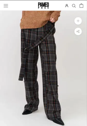 [ PAMEOPOSE ] ICON FLANNEL PANTS