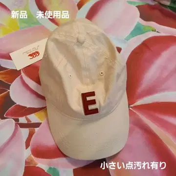 크림색 야구 모자 E 자수 캔터베리