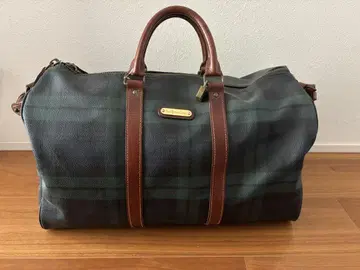 Polo Ralph Lauren 체크 무늬 보스턴 백