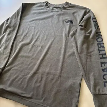 THE NORTH FACE 카키 sizeS 남성용 긴팔 티셔츠