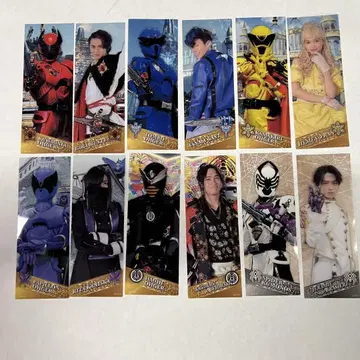 왕전대 킹오저 트레이딩 클리어 책갈피 12개 세트 낱개 판매