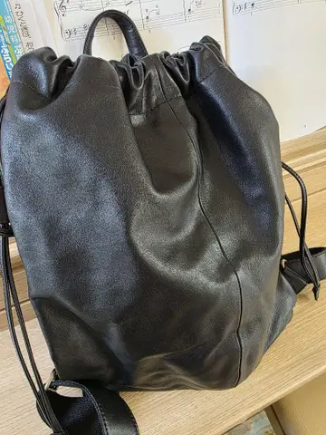 Dakota 다코타 소가죽 레더 블랙 백팩