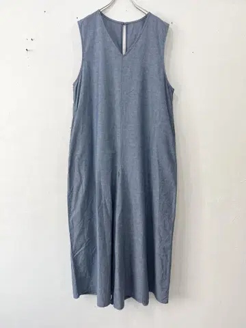 Y78) NARU(나루) 썸머 무라 데님 와이드 살로펫 네이비